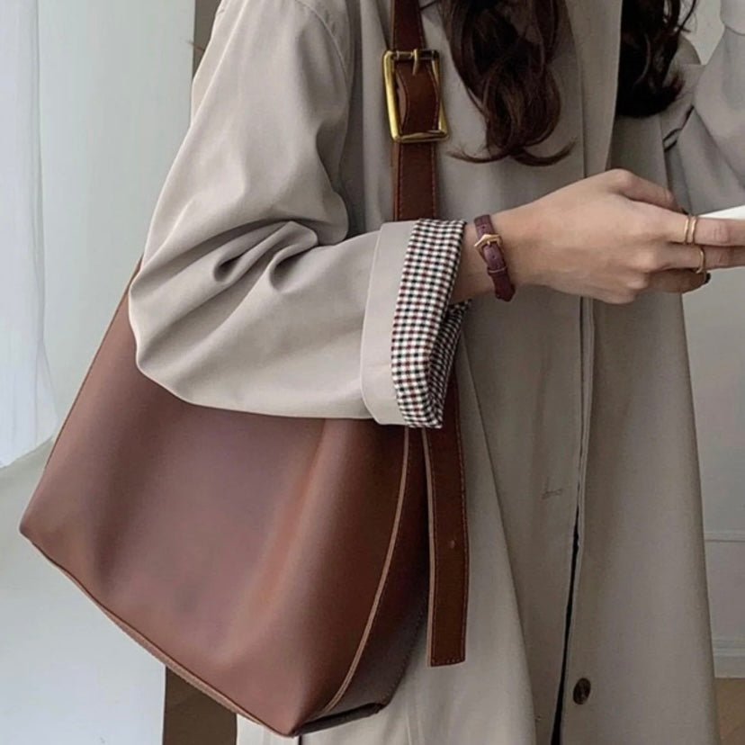 Stacy™ | Elegant läderväska