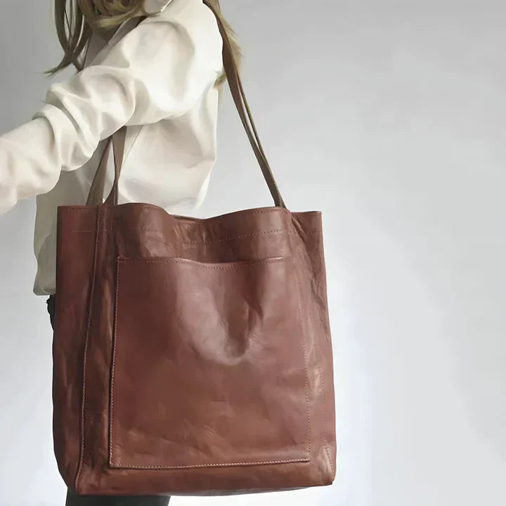Kimberly™ | Klassisk läderhandväska