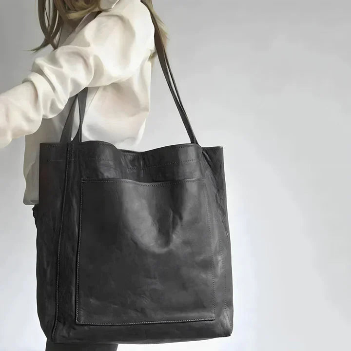 Kimberly™ | Klassisk läderhandväska