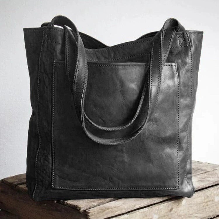 Kimberly™ | Klassisk läderhandväska